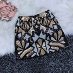 Beaded Sequin Pencil Skirt - Piña Colada