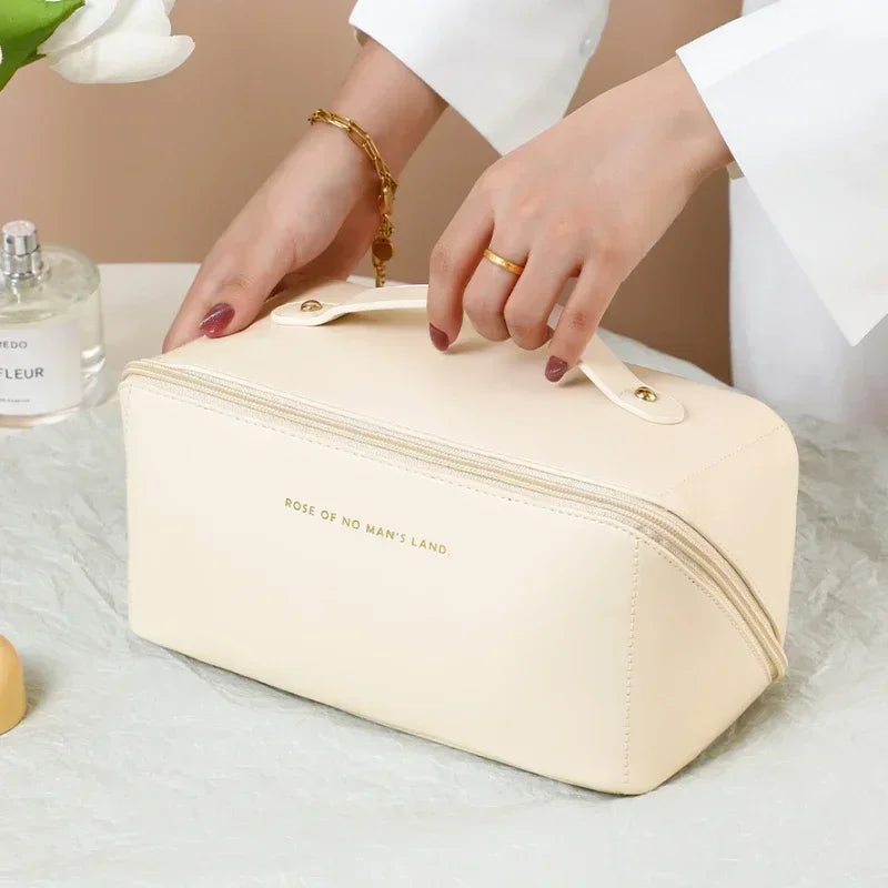 Cosmetic Bag – Waterproof Travel Organizer with Zipper - Piña Colada