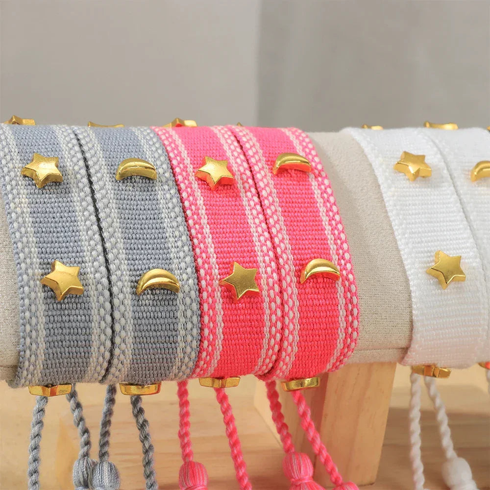 Hand Woven Bracelets - Piña Colada