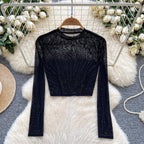 Long Sleeves O Neck Shirts - Piña Colada