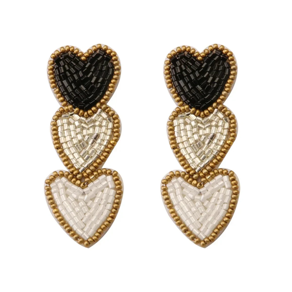 Love Beaded Earrings - Piña Colada
