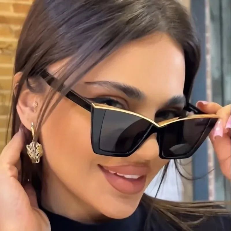 Vintage Cat Eye Sunglasses - Piña Colada