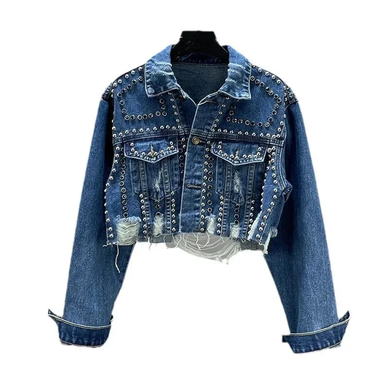 Detail Denim Jacket - Piña Colada