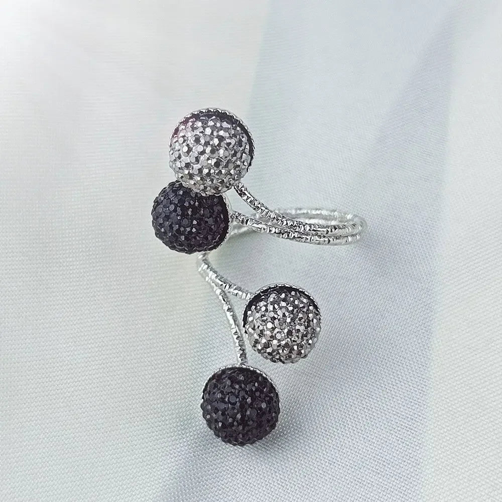 Crystal Stone Rings - Piña Colada