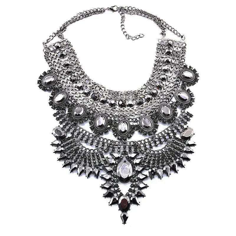 Large Collar Bohemian Vintage - Piña Colada