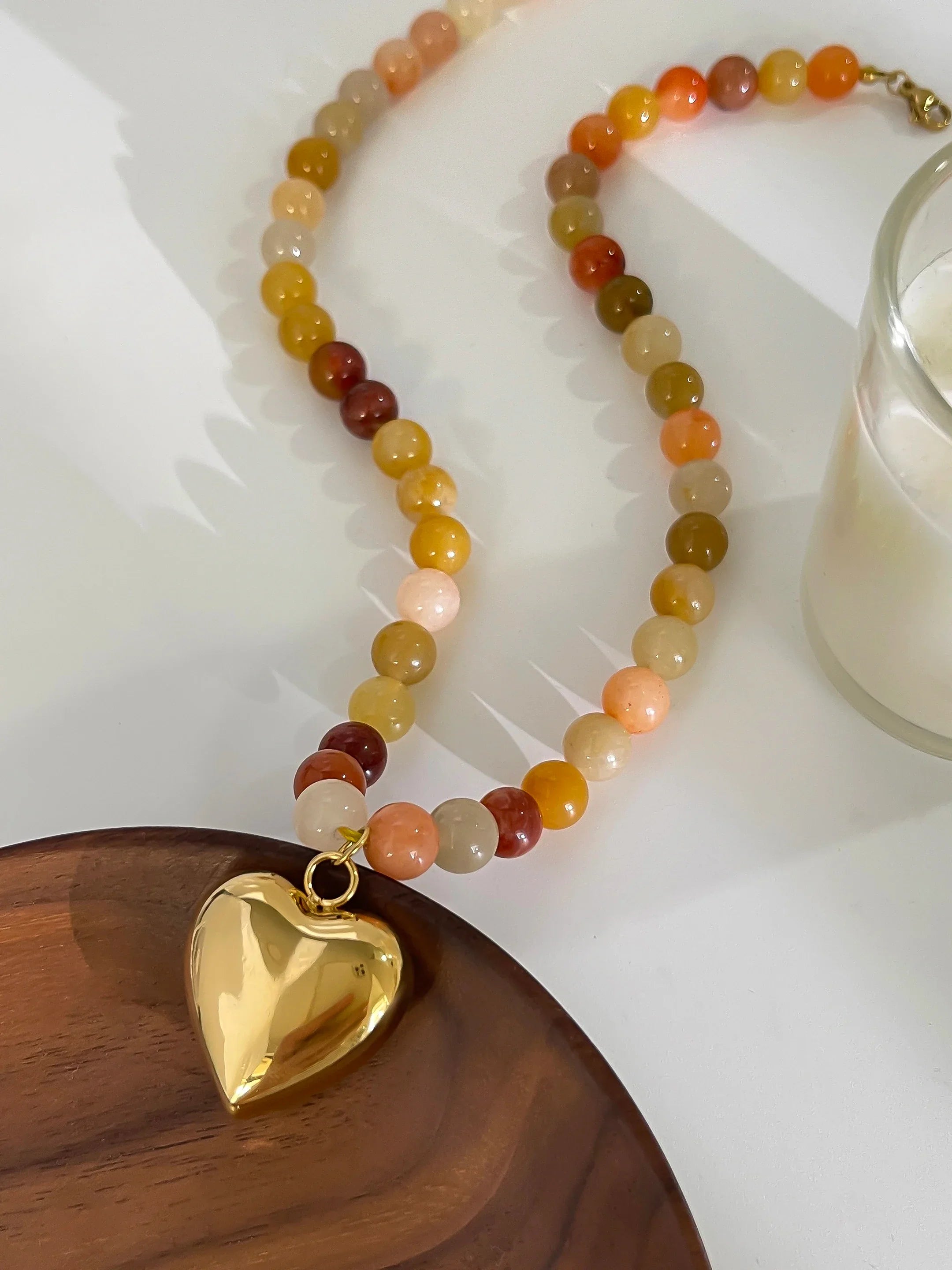 Multi-color Natural Stone Handmade - Piña Colada