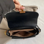 Casual Leather Satchel Bag for Women - Piña Colada