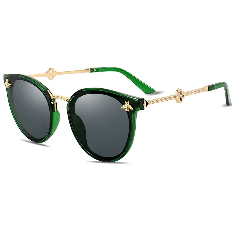 Vintage Cat Eye SunGlasses - Piña Colada