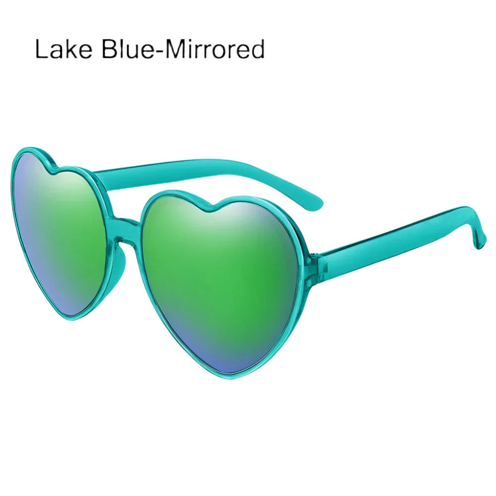 Heart Shape Sunglasses - Piña Colada