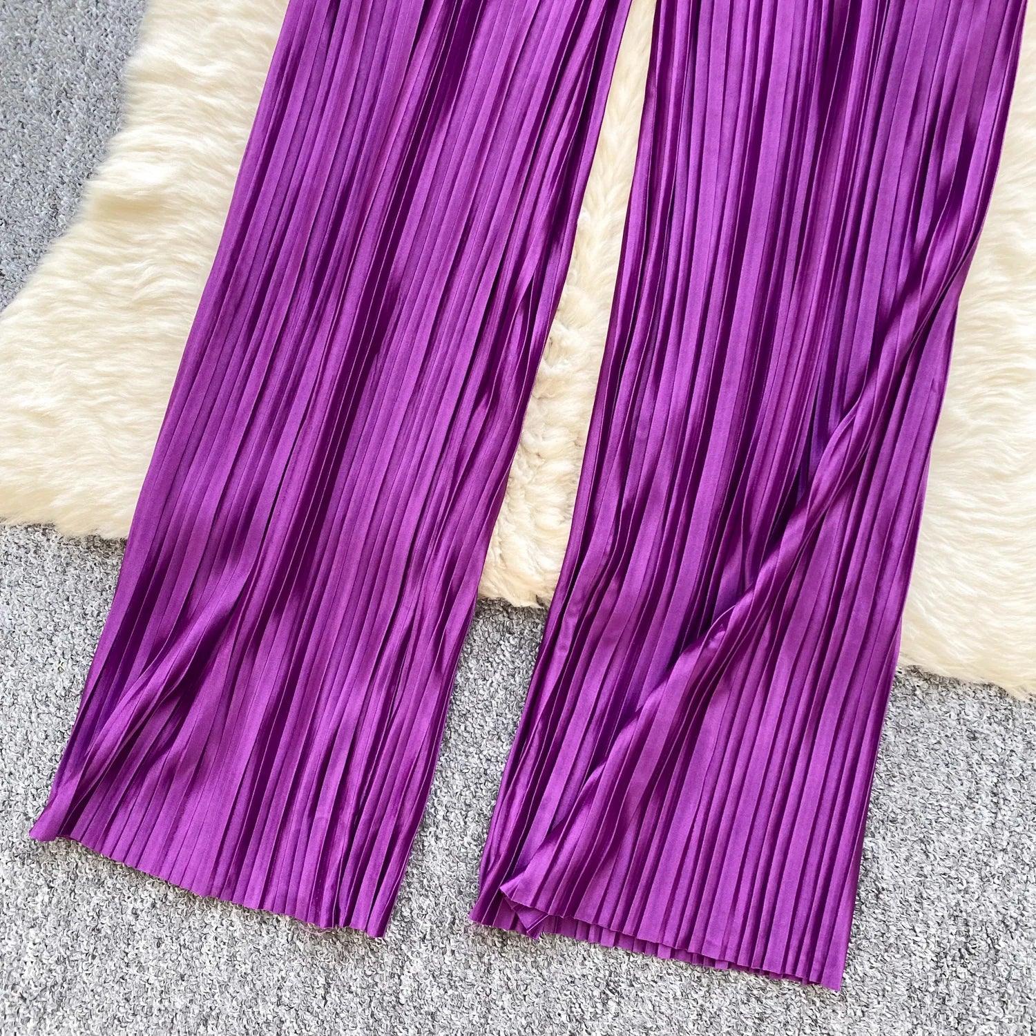 Summer Casual Pants Women High Waist - Piña Colada