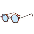 Retro Polygon Square Sunglasses - Piña Colada