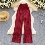 Summer Casual Pants Women High Waist - Piña Colada