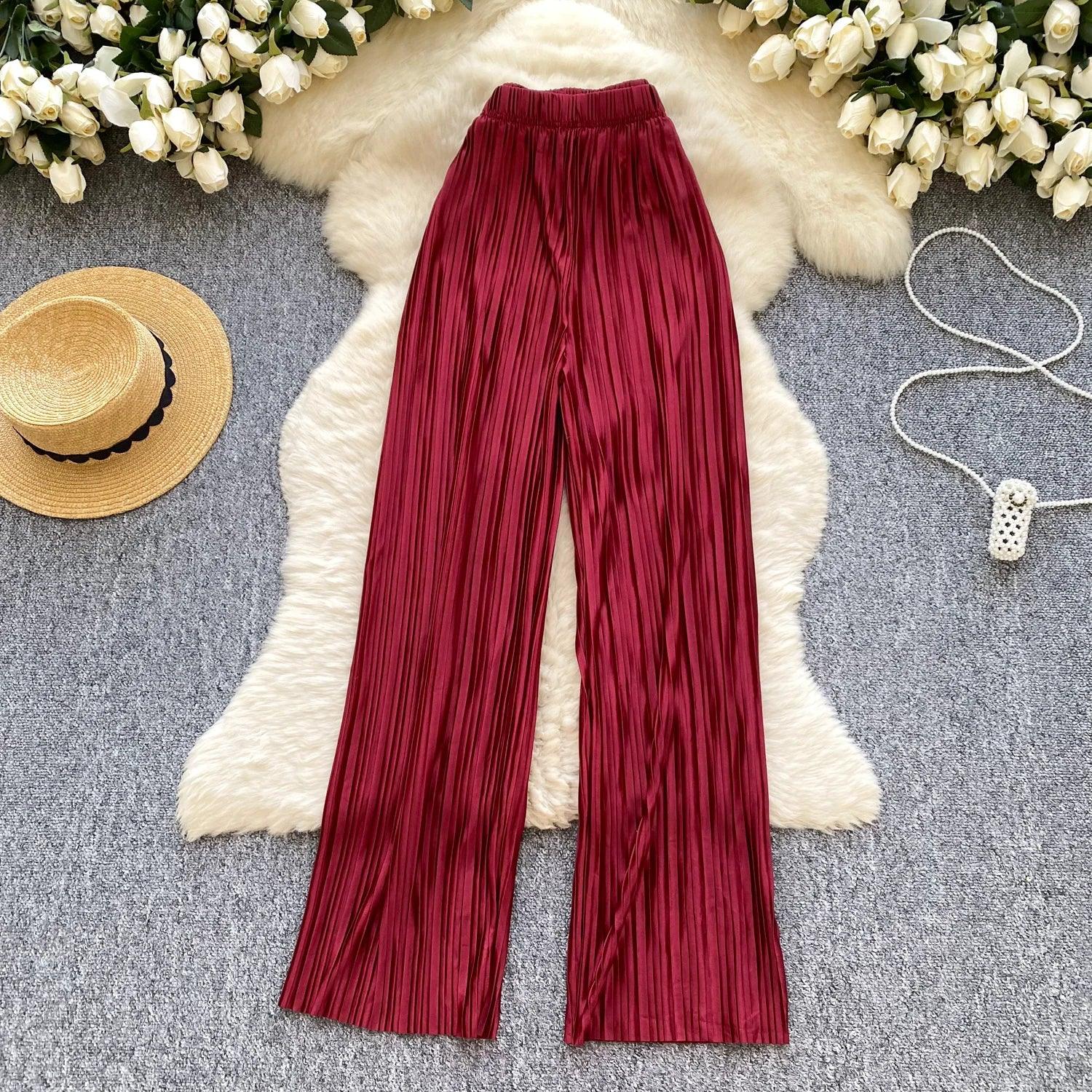 Summer Casual Pants Women High Waist - Piña Colada