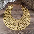 Multi-color Necklace Wooden - Piña Colada