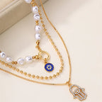 Classic Pendant Lucky Evil Eyes - Piña Colada