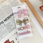 Trendy Geometric Hairpins for Women - Piña Colada