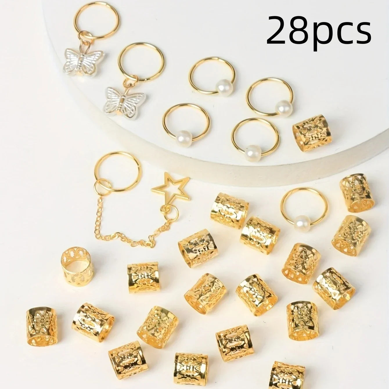 28Pcs Hair Braids - Piña Colada
