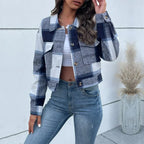 Jacket Long Sleeve Plaid - Piña Colada