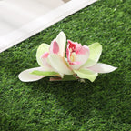Orchid Flowers Hair Clips - Piña Colada