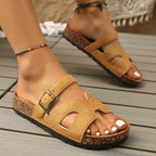 British-Style Cow Suede Cross - Piña Colada