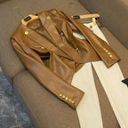 Slim-Fit Office Lady Jacket - Piña Colada