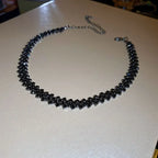 Full Rhinestone Choker - Piña Colada