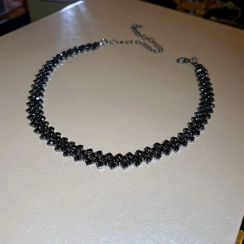 Full Rhinestone Choker - Piña Colada
