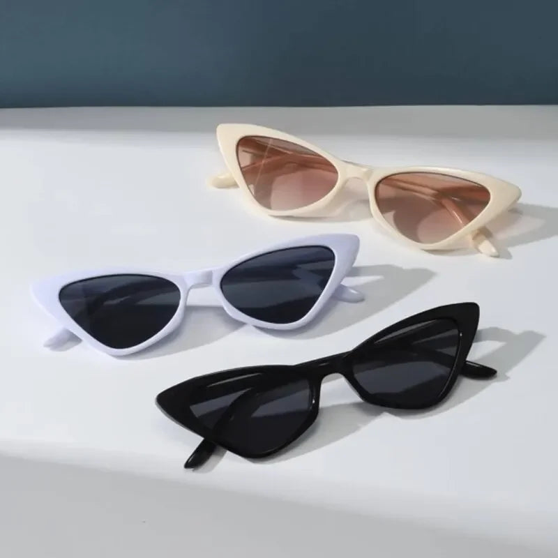 3 Pairs Small Cat Eye Sunglasses - Piña Colada