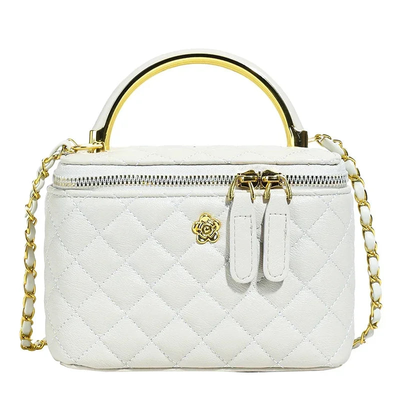 Diamond Grid Single Shoulder - Piña Colada