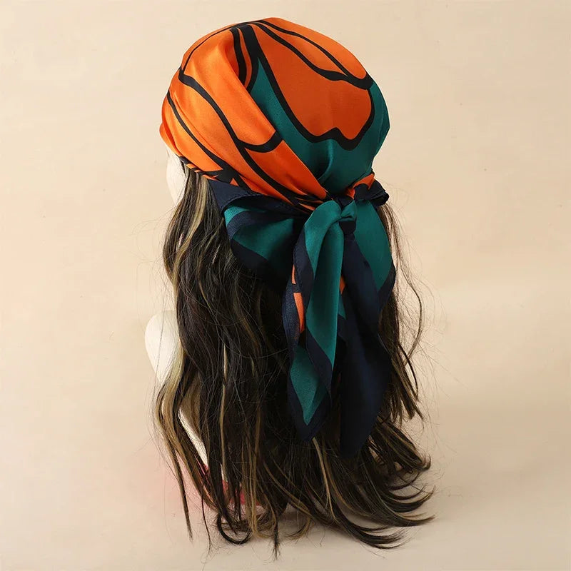 Bohemian Silk Scarf - Piña Colada