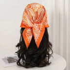 Bohemian Silk Scarf - Piña Colada