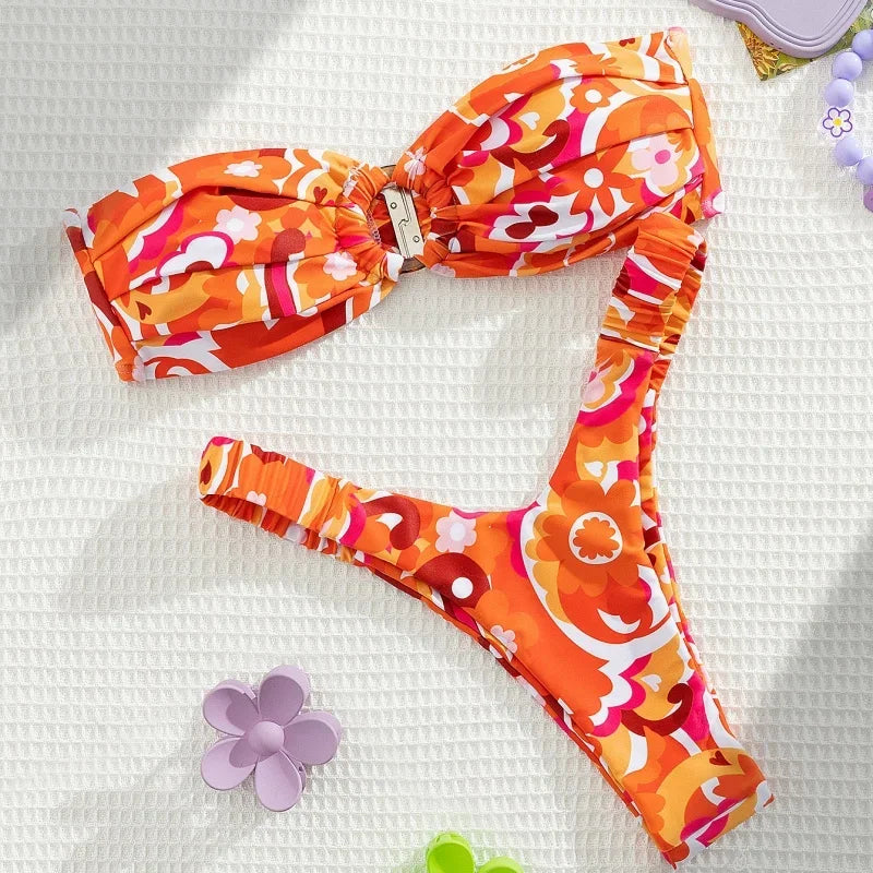Push Up Swimsuit - Piña Colada