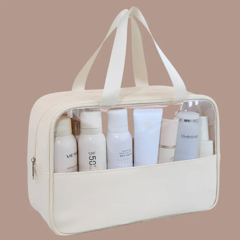 Portable Travel cosmetic bag Transparent - Piña Colada