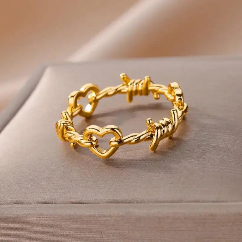 Stainless Steel Rings Aesthetic - Piña Colada