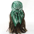 Bohemian Silk Scarf - Piña Colada