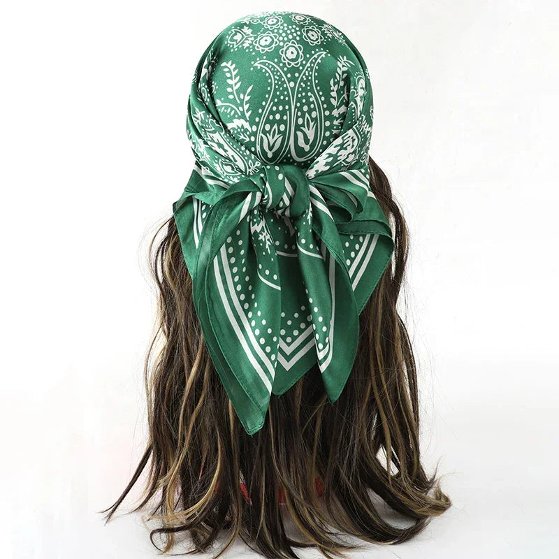 Bohemian Silk Scarf - Piña Colada