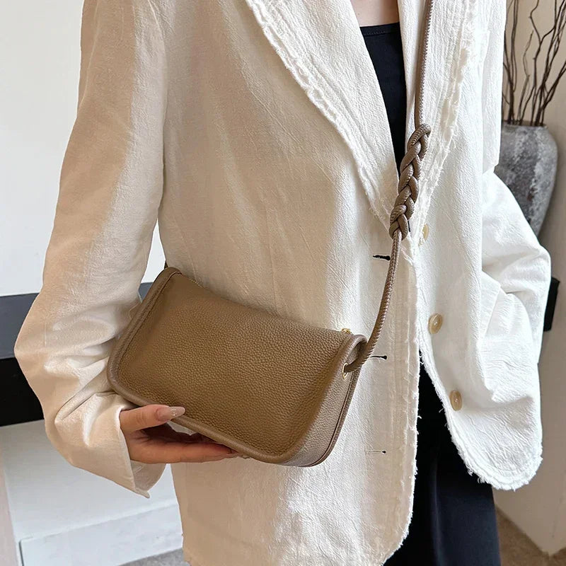 Leather Crossbody Bags - Piña Colada