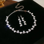3-Piece Vintage Necklace & Earrings for Women - Piña Colada