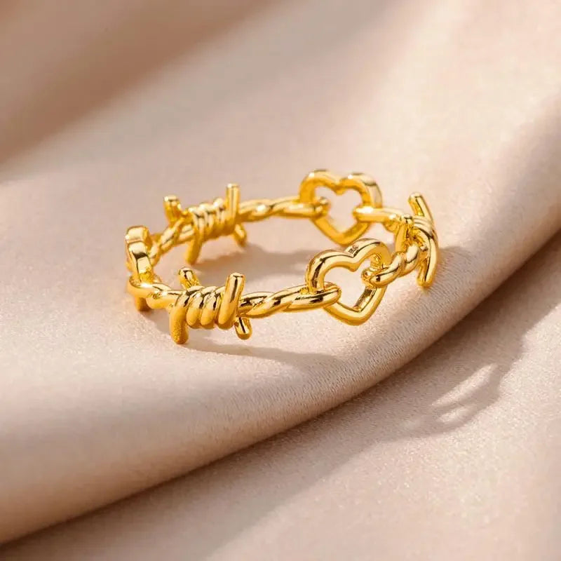 Stainless Steel Rings Aesthetic - Piña Colada