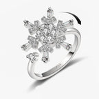 Spinner Ring Crystal Flower - Piña Colada