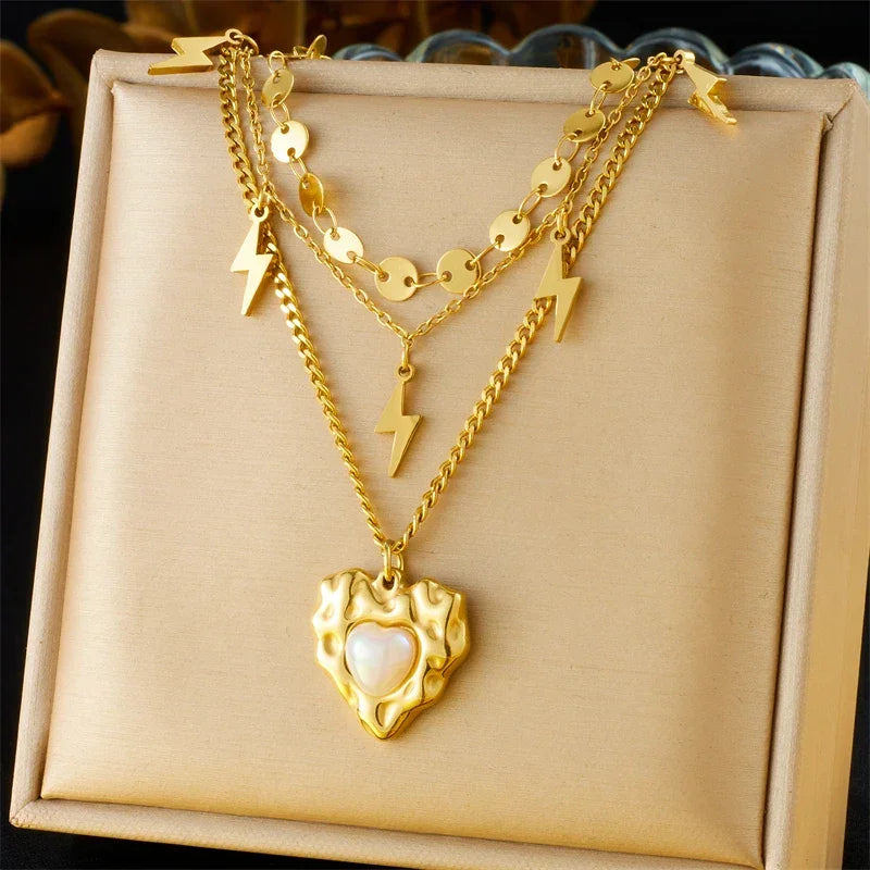 316L Stainless Steel Necklace New Trend - Piña Colada