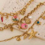 Seashell Bracelet Gold-Plated
