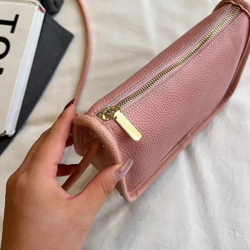 Leather Crossbody Bags - Piña Colada