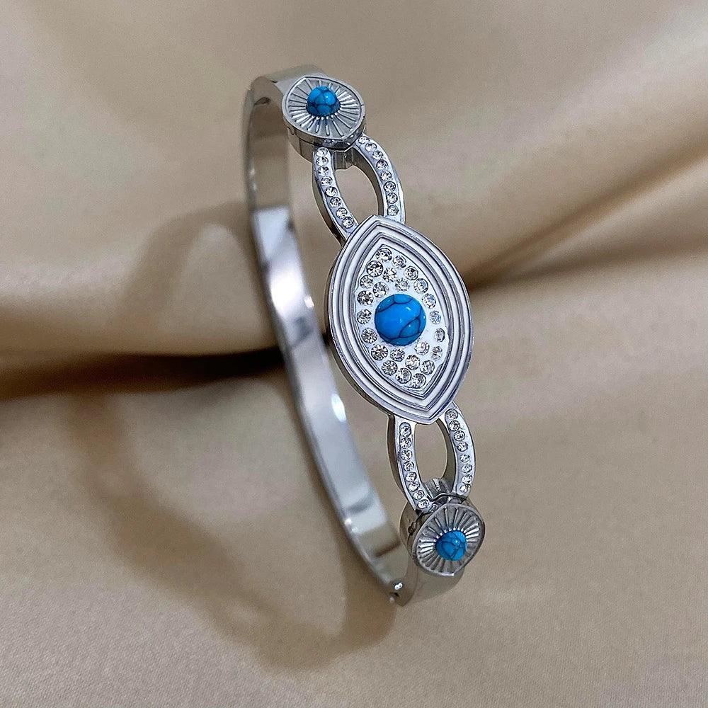Evil Eye Bracelet Stainless Steel - Piña Colada