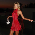 Dot Elegant Off Shoulder