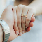 Lucky Clover Moissanite Ring - Piña Colada