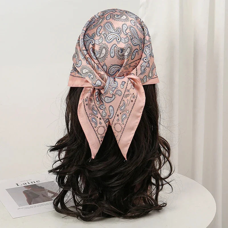 Bohemian Silk Scarf - Piña Colada