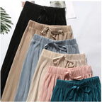 Wide Leg Pants Pleated - Piña Colada