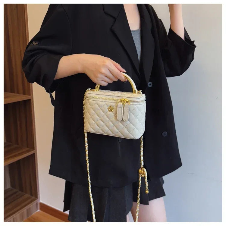 Diamond Grid Single Shoulder - Piña Colada