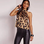 Leopard Print Tops - Piña Colada